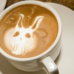 latte art frank from donnie darko