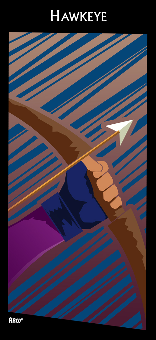 Hawkeye Avengers Poster