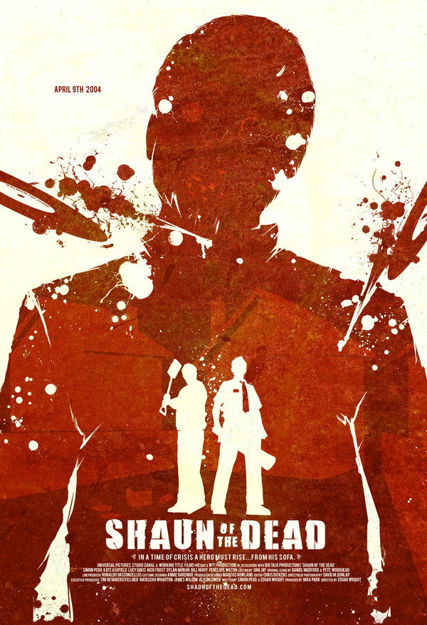Shaun of the Dead Movie Poster Redesign