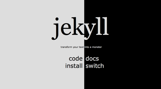 Jekyll website