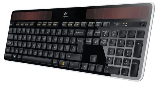Logitech wireless solar keyboard