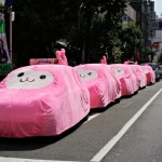 Pinky Cat Car Cover