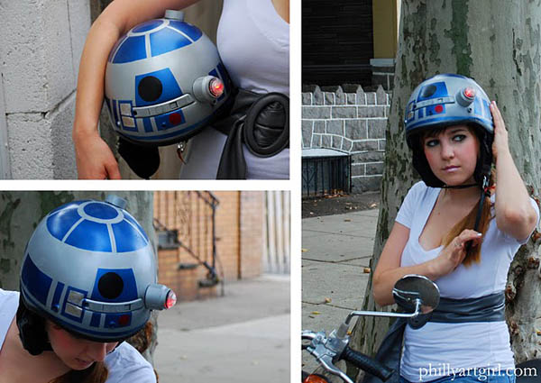 R2-D2 Bicycle Helmet
