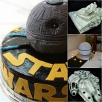 death star space ship cakes