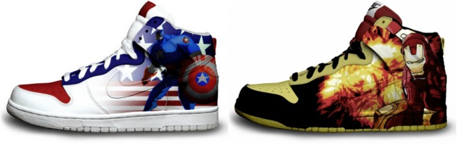 marvel superhero shoes