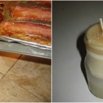 diy bacon candle