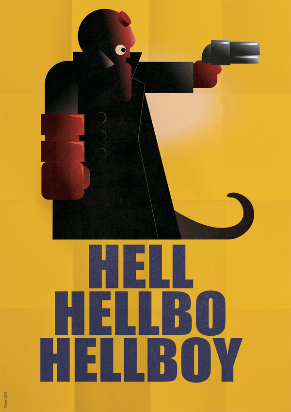 Art Deco Hellboy