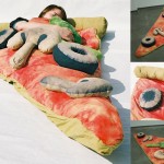 Pizza sleeping bag