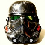 carbon fiber stormtrooper helmet
