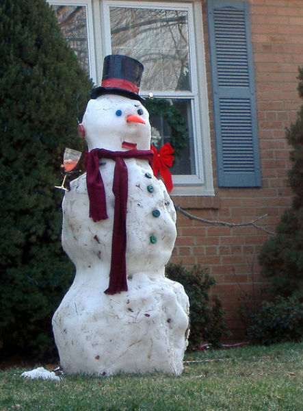 Drunk snowman 1