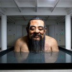 giant confucius bust