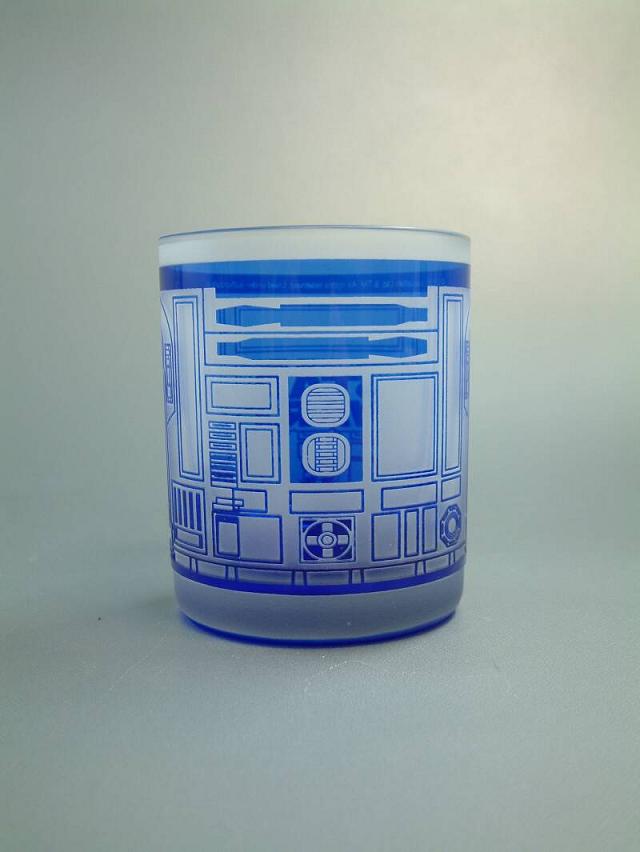 R2-D2 Etched glass front