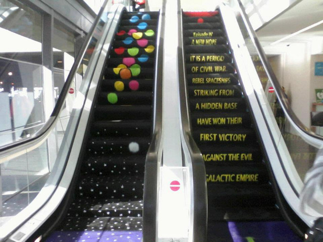 Star Wars Escalator