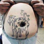 Cow Ass Tattoo