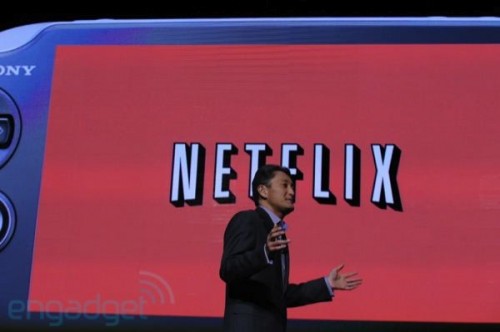 Netflix PS Vita CES 2012 Image