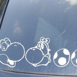 Yoshi Family Car Sticker