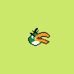 pixel-green-angry-bird