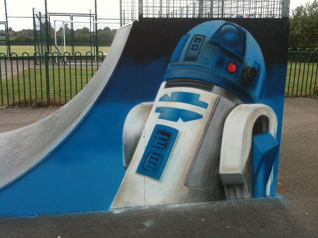 R2-D2 Skate Mural