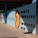 8-bit gaming metro station