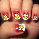 Angry birds nail art 2