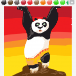 Panda draw something