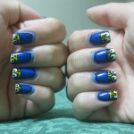Simpsons nail art