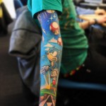Sonic Sleeve Tattoo