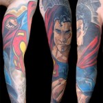 Superman Sleeve Tattoo