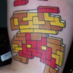 Tetris Arm Tattoo