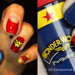 Wonder woman nail art
