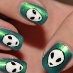 alien nail art