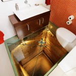 scary toilet glass floor