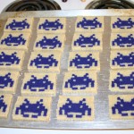 space invaders Pixel Cookies