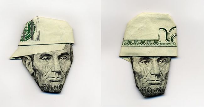 Abraham-Lincoln-origami-hat