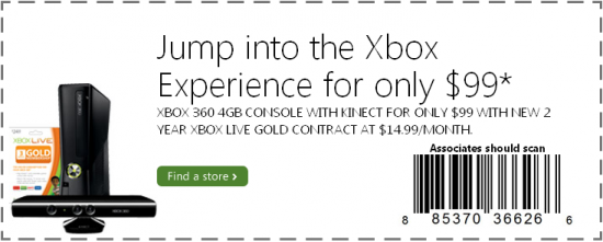 Microsoft Store Xbox 360 Offer Image
