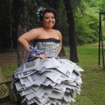 Newspaper Prom Dress