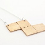 Bronze Tetris Necklaces 1