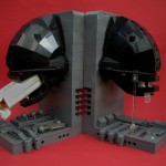 lego aliens bookends