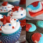 4th of July Red White and Blue Cupcakes 2