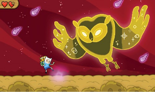 Adventure Time 3DS game owl Image