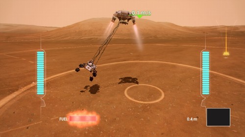 Mars Rover Landing Image 2