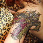 zombie-t-rex-tattoo-1