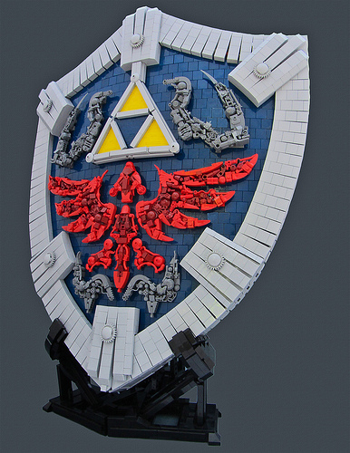 LEGO The Legend of Zelda Twilight Princess sheild by Bolt of Blue image 1