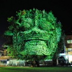 3D Projections of Deities Onto Trees 5