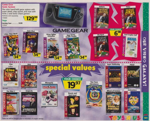 Toyr R Us 1996 videogame ad image 8