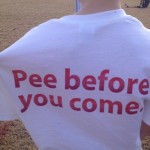 Pee before you come