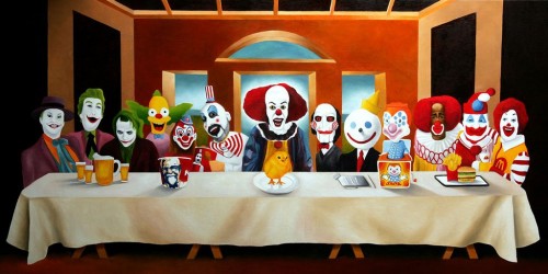 Scary CLowns Last Supper