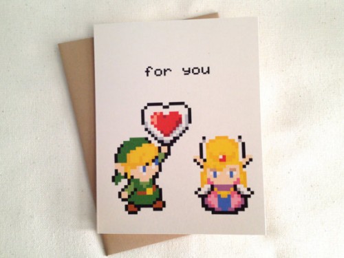 A piece of my heart, Zelda love card by LimeGreenGaming image