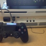 PlayStation 4 dev kit and controller prototype image