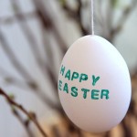 Ink-Stamped Easter Eggs